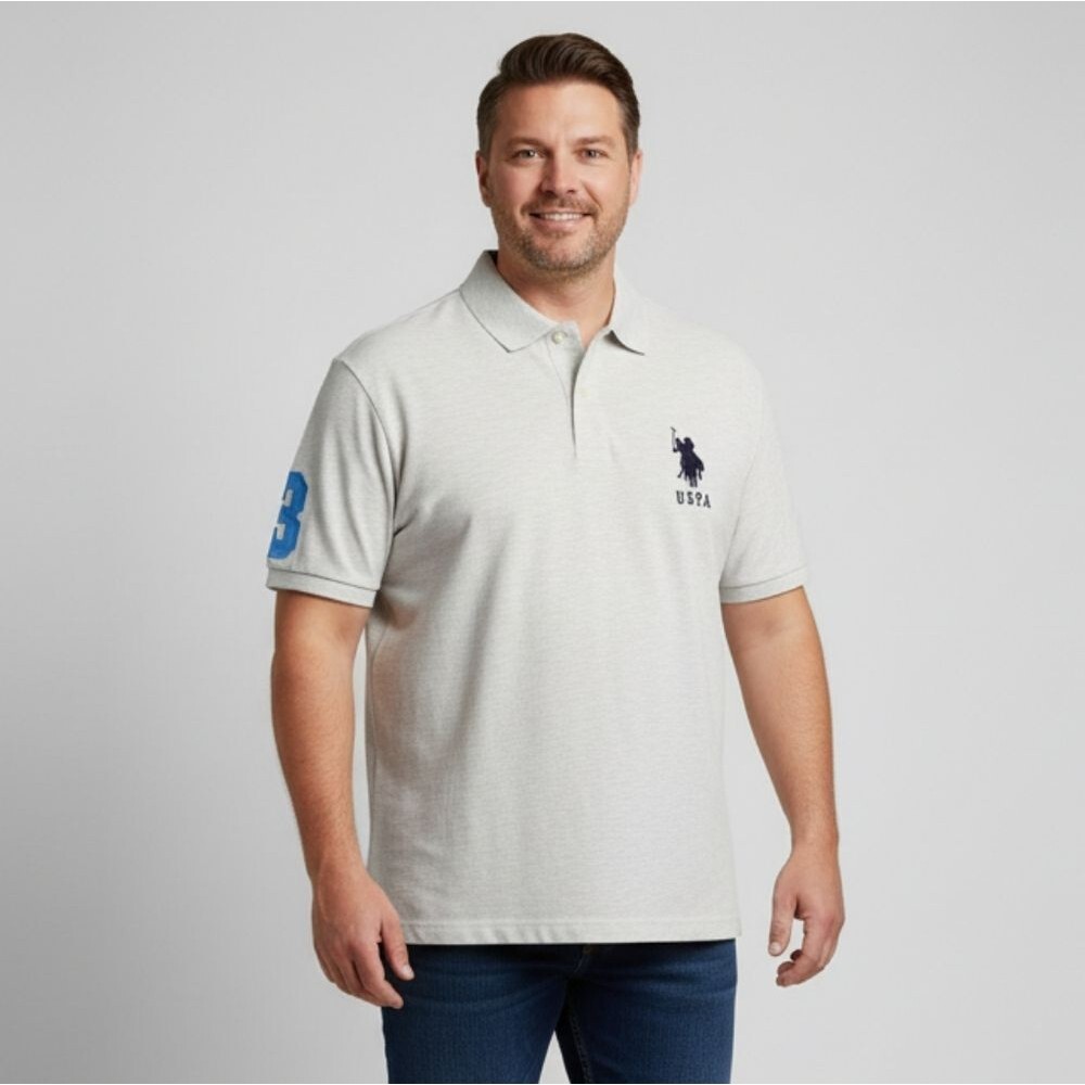 U.S. Polo Assn. Men's NWT White Short Sleeve Polo Shirt Size XL